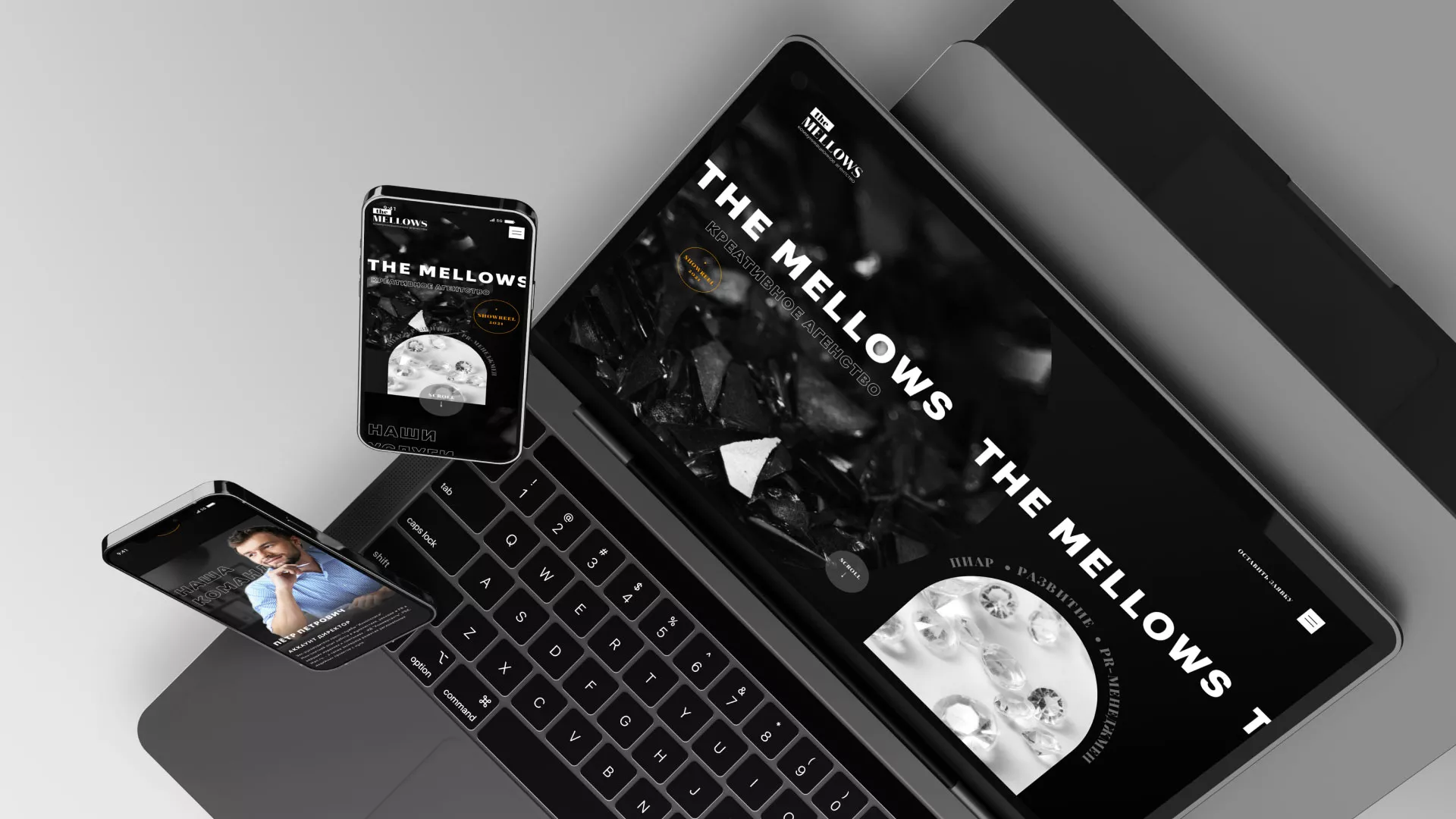 Разработка сайта креативного агентства «The Mellows» в Кулебаках