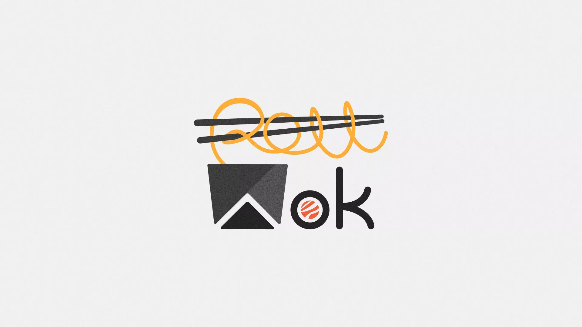 Разработка логотипа в Кулебаках для суши-бара «Roll Wok Club» Разработка логотипа в Кулебаках для суши-бара «Roll Wok Club»